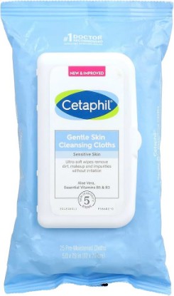 Picture of Cetaphil Gentle Skin Sensitive Skin Cleansing Cloths, 25 Count