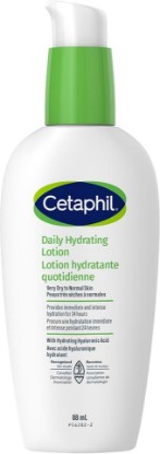 Picture of Cetaphil Daily Hydrating Lotion with Hyaluronic Acid - 24Hr Hydration - Fragrance-Free, Paraben-Free - For Dry and Sensitive Skin, 88ml