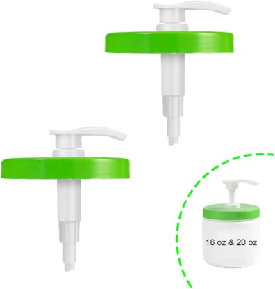 Picture of Pump Lid for Cetaphil Body Moisturizer, 2 Pcs Lotion Pump Dispenser, Compatible with 453g/16oz & 550g/20oz Cetaphil Body Moisturizer, Replacement for 3.54inch Diameter Moisturizer Covers