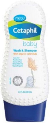 Picture of Cetaphil Baby Wash and Shampoo with Organic Calendula, 7.8 Ounce per Bottle (2 Bottles)