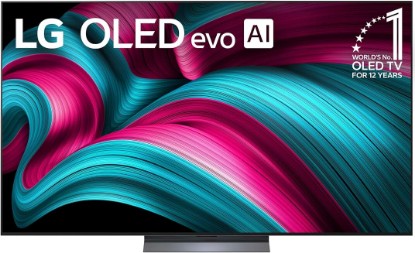 Picture of LG 77-Inch Class OLED evo AI 4K C5 Series Smart TV w/Dolby Atmos, Dolby Vision, HDR10, AI Super Upscaling 4K, Filmmaker Mode, Wow Orchestra, Alexa Built-in (OLED77C5PUA, 2025)