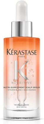 Picture of Kerastase Nutritive Hydrating Scalp Serum For Dry Hair - With Niacinamide and Vitamins, Moisturising and Revitalising, Fast Absorbing and Non Greasy, 90 ml