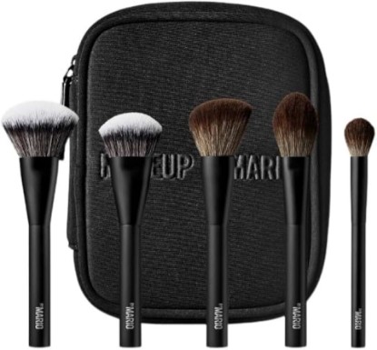 Picture of MAKEUP BY MARIO Mario’s Essential 5-Piece Travel Face Brush Set with Case. LIMITED EDITION