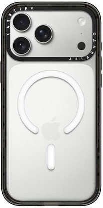 Picture of CASETiFY for iPhone 17 Pro Max Case - Impact Compatible with MagSafe | 8.2 ft. 4x Military Grade Drop Protection | Black ClimatePartner certified