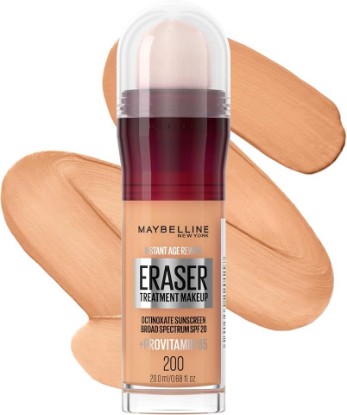 Picture of MAYBELLINE Instant Age Rewind Eraser Treatment Makeup with SPF 18, Anti Aging Concealer Infused with Goji Berry and Collagen, Creamy Natural, 1 Count | Anti Aging Concealer Infused with Goji Berry, Creamy Natural, 1 Count