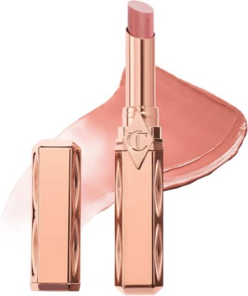 Picture of Charlotte Tilbury Pillow Talk Blush Balm Lip Tint - Long-Lasting, Buildable Sheer Tint with Peptides for Hydrated, Blushed Looking Lips - 24 HR Hydration