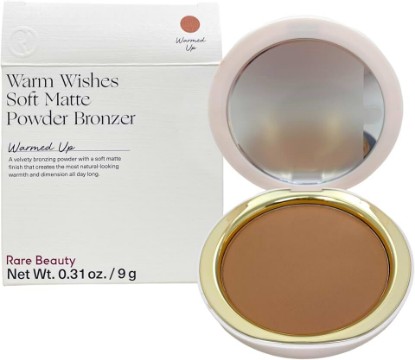 Picture of Rare Beauty Warm Wishes Soft Matte Powder Bronzer - Warmed Up Shade, 0.31 Oz, Matte Finish, Buildable, Vegan Formula, Face Bronzer