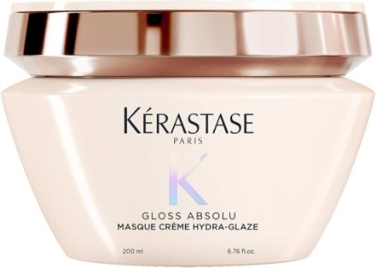 Picture of KÉRASTASE Gloss Absolu Masque Crème Hydra-Glaze, Deeply Nourishing Hair Mask for Thick, Frizzy Hair, for Anti-Frizz, Shine & Smoothness, with Hyaluronic Acid
