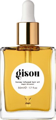 Picture of Gisou Honey Infused Hair Oil (1.7 Fl Oz) | Intense hydration, long-lasting frizz control, up to 450°F heat protection, glossy shine, suitable for all hair types