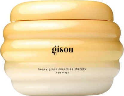 Picture of Gisou Honey Gloss Ceramide Therapy Hair Mask (7.8 Fl Oz) | Intense hydration, 4X stronger hair, glossy shine, no weigh down, powered by Mirsalehi Honey, ceramides & hyaluronic acid