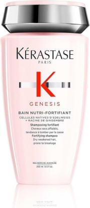 Picture of Kerastase Genesis Strengthening Nutri-Fortifiant Shampoo - Gently Cleanses & Clarifies the Scalp, Nourishes and Reduces Breakage, For Weak or Damaged Hair, Detangles & Hydrates, For Normal to Dry Hair