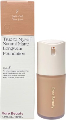 Picture of Rare Beauty True to Myself Natural Matte Longwear Foundation ​- 8 Light Cool (1 fl oz / 30 mL)