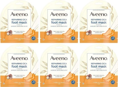 Picture of Aveeno Repairing Cica Foot Mask 3-Pack