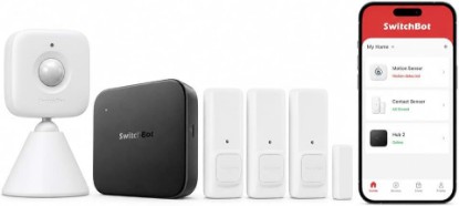 Picture of SwitchBot Smart Motion Door Sensor + AI Hub + Contact Sensor