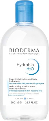 Picture of Bioderma Hydrabio H2O Micellar Water - Face Cleanser and Makeup Remover - Micellar Cleansing Water for Dehydrated Sensitive Skin