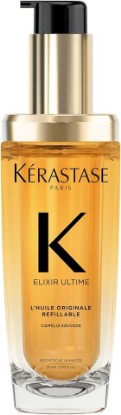 Picture of Kerastase Elixir Ultime Refillable Hair Oil - Hydrates & Smoothes Frizz, Adds Shine, With Wild Camellia, Sandalwood and Freesia Fragrance, Nourishes & Strengthens Hair