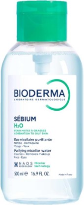 Picture of Bioderma Sébium H2O - Micellar Water - Facial Cleanser and Makeup Remover - Face Cleanser for Combination to Oily Skin