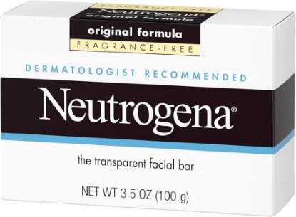 Picture of Neutrogena Original Transparent Facial Cleansing Bar, 3.5 oz | Fragrance-Free Glycerin Face Wash Bar Soap for Gentle Daily Cleansing, Hypoallergenic & Dye-Free Pure Facial Soap