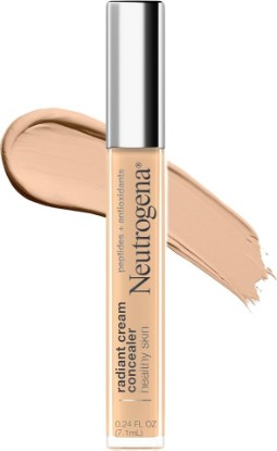 Picture of Neutrogena Healthy Skin Cream Concealer Bisque Light/Medium 02, 0.24 fl. oz | Blurs and Conceals Dark Circles, Imperfections, Acne, Blemishes, Under-Eye Brightener