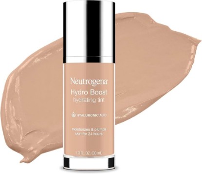 Picture of Neutrogena Hydro Boost Hydrating Tint Foundation, Buff 30, 1.0 fl. oz | Lightweight Makeup for Dry Skin, With Hyaluronic Acid, Oil-Free Water-Gel, For Smooth, Natural Coverage