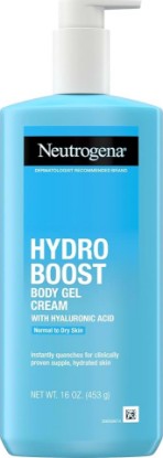 Picture of Neutrogena Hydro Boost Body Gel Cream, 16 oz | Hyaluronic Acid, Hydrating Body Lotion, Normal to Dry Skin, Lightweight