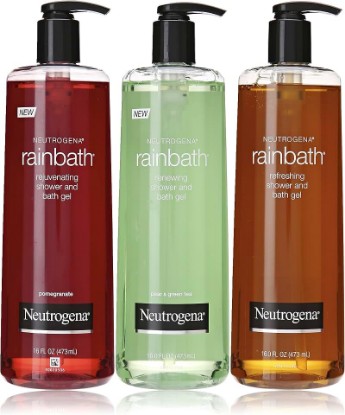 Picture of Neutrogena Rainbath Multi-pack of 3, 1 Original Formula, 1 Pomegranate and 1 Pear & Green Tea, 16 fl oz bottles