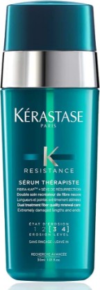 Picture of Kerastase Resistance Serum Therapiste - Repairing Hair Serum, Restores Very Damaged Hair, Intensely Hydrates and Heat Protects Up To 450 Degrees