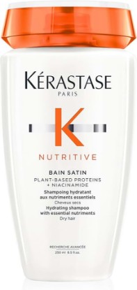 Picture of Kerastase Nutritive Bain Satin Shampoo | Gently Cleanses & Replenishes Moisture for Soft, Shiny Hair | With Plant-Based Proteins & Niacinamide | For Fine to Medium Dry Hair