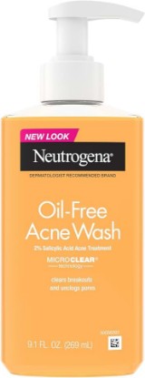 Picture of Neutrogena Oil Free Acne Face Wash, 9.1 fl. oz