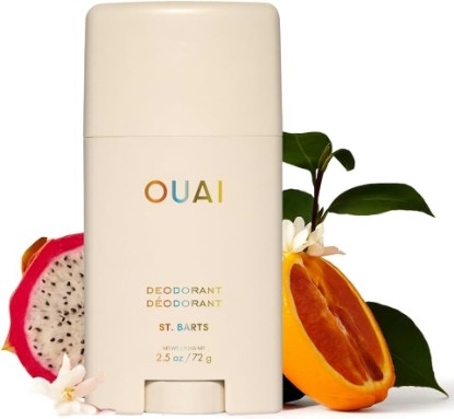 Picture of OUAI Aluminum Free Deodorant - Women's Deodorant - St. Barts (2.5 oz) | 24-Hour Odor Control & Invisible Application - Enriched Notes of Dragon Fruit, Orange Blossom, & Tuberose