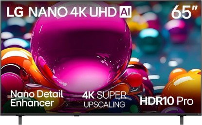 Picture of LG 65-Inch Class Nano AI 4K NU85 Series Smart TV w/AI Sound Pro, HDR10, AI 4K Super Upscaling, Filmmaker Mode, Wow Orchestra, Compatible with Alexa (65NU850BPUA, 2026)