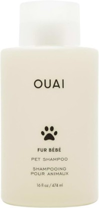 Picture of OUAI Fur Bébé Pet Shampoo - Mercer Street Scent (16 Fl oz) | Cat & Dog Shampoo for Gentle Cleansing, Hydration & Shine - Vegan & Cruelty-Free Pet Supplies with Aloe Vera & Panthenol