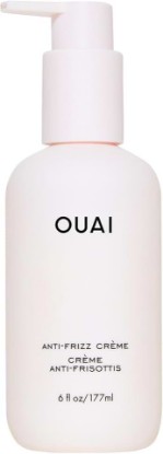 Picture of OUAI Anti Frizz Cream - Paraben, Phthalate & Sulfate Free (6 oz) | Moisturizing Hair Cream - with Frizz Control & Heat Protection - Provides Lasting Hydration with Jackfruit & Beetroot Extract