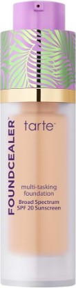 Picture of tarte Babassu Foundcealer Dewy Foundation Broad Spectrum SPF 20 Sunscreen – Foundation & Concealer in 1 with SPF, Vegan Skincare Makeup with Radiant Buildable Medium Coverage, Cruelty Free