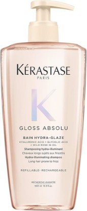 Picture of Kerastase Gloss Absolu High-Shine Anti-Frizz Shampoo - Cleanses & Reveals Ultimate Shine, For Glossy & Bouncy Hair