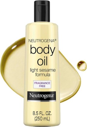 Picture of Neutrogena Body Oil Light Sesame Formula, Fragrance-Free, 8.5 fl. oz