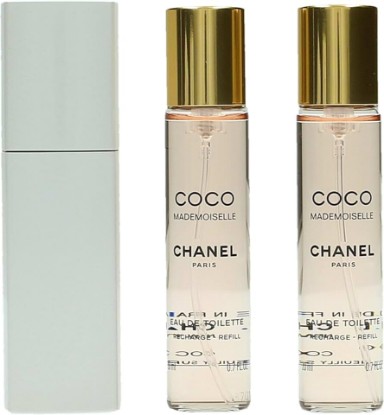 Picture of CHANEL Coco Mademoiselle by Chanel for Women, Set (Eau De Toilette Spray 0.7 Ounce, Two Eau De Toilette Refills, 0.7 Ounce Each)