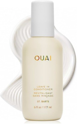 Picture of OUAI Multitasking Leave In Conditioner - St. Barts Scent - Full Size | Heat Protectant Spray up to 450°F, Lightweight, Hydrating Detangler & Anti-Frizz Primer for Curly, Fine & Color-Treated Hair