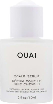 Picture of OUAI Scalp Serum - Balancing Hair Serum (2 Fl Oz) | With Red Clover Extract, Siberian Ginseng & Peptides, for Thicker, Fuller-Looking Hair, Sulfate Free Scalp Care
