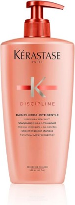 Picture of Kerastase Discipline Bain Fluidealiste Shampoo - Sulfate-Free, Smoothing & Hydrating, Frizzy Hair, Softens and Nourishes