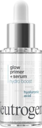 Picture of Neutrogena Hydro Boost Glow Booster Primer & Serum, Hydrating & Moisturizing Face Serum-to-Primer Hybrid, Infused with Purified Hyaluronic Acid & Designed to Instantly Hydrate, 1.0 fl. oz