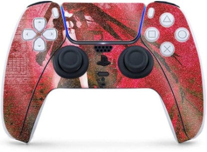 Picture of MightySkins Glossy Glitter Gaming Skin for PS5 / PlayStation 5 Controller - Anime | Durable High-Gloss Glitter Finish | Easy to Apply and Change Style | Made in The USA