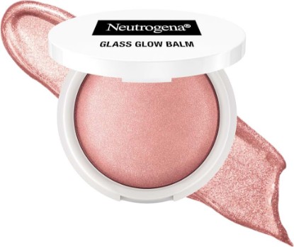 Picture of Neutrogena Glass Glow Balm Highlighter, Rose Sunset, 0.3 oz | Balm Makeup, for Dewy, Radiant Skin