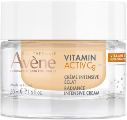 Picture of Avène Vitamin Activ Cg Radiance Cream, Vitamin C + Niacinamide, 1.6 oz | Brightening moisturizer, Vitamin C + Niacinamide + Hyaluronic Acid, reduces dark spots & wrinkles, sensitive skin, 1.6 oz