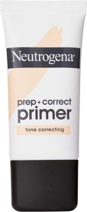 Picture of Neutrogena Prep + Correct Primer for Tone Correcting, Peach-Toned Makeup Primer with Seaweed Extract to Help Even Skin Tone & Reduce Dark Spots, 1.0 oz