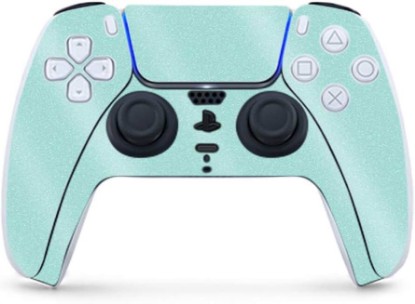 Picture of MightySkins Glossy Glitter Gaming Skin for PS5 / PlayStation 5 Controller - Solid Seafoam | Durable High-Gloss Glitter Finish | Easy to Apply and Change Style | Made in The USA