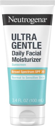 Picture of Neutrogena Ultra Gentle Daily Facial Moisturizer, Fragrance-Free, 3.4 fl oz | Lightweight Face Lotion with Broad Spectrum SPF 30 for Normal to Sensitive Skin