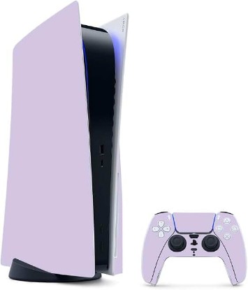 Picture of MightySkins Gaming Skin for PS5 / PlayStation 5 Bundle - Solid Lilac | Protective Viny wrap | Easy to Apply and Change Style | Made in The USA