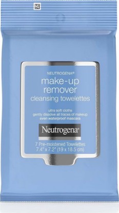 Picture of Neutrogena Makeup Remover Wipes, 7 ct, Travel Pack | Daily Ultra-Soft Micellar Cleansing Wipes Gently Remove Oil & Makeup, No Heavy Residue, formulated without alcohol
