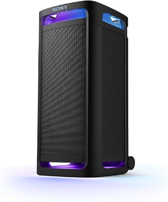Picture of Sony ULT Tower 9 Bluetooth Karaoke Party Speaker with 25 Hour Battery | 360° Sound & Party Lights, Handle and Wheels, 10-Band EQ, 2 Mic/Guitar inputs, Echo and Key Controls, 2 Enhanced Bass Modes